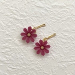 リカちゃんお花ピアス