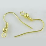 New♡50個フック式ピアス金具ゴールド&プラチナシルバー