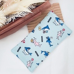 【人気商品♡ ハーフサイズ】4重ガーゼとタオル地でふわふわガーゼタオル　ガーゼ　さめ　沐浴　ハンカチ　出産祝い　プレゼント　ガーゼハンカチ  ③