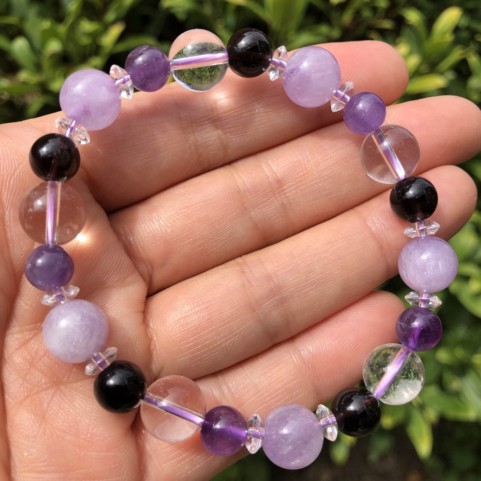 愛の守護石アメジスト＆ラベンダーアメジスト 厄除け 魔除けスモーキー