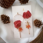 紅葉の帳 ♢﻿ ピアス イヤリング
