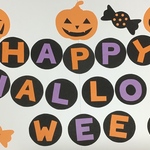 ハロウィン飾り　文字　壁面飾り　セット　秋　パーティー