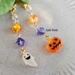 ハロウィン＊アシンメトリー　ピアス /イヤリング   