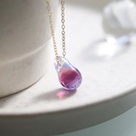 Crown Chakra：波動玉®（SUS316Lステンレス18Kメッキチェーン）【現品一点物】