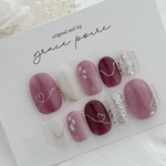 new〜ラインハート♡ネイル