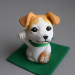  ご予約品　(招き犬　ジャックラッセルテリア)