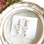 New⑅*ॱ˖•スワロフスキー/ファルファーレピアス/イヤリング