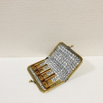 SALE☆コインキャッチャー☆ミナペルホネン☆がま口☆forest tile☆チャコール