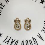 リボンしずく♡猫ピアス♡