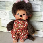 1253 みんなのサロペット　いちごチャーム付き　ハロウィンまでのご注文で、かぼちゃチャーム1個プレゼント