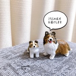 シェルティ　犬　ミニチュア　フィギュア　置物　粘土　オブジェ