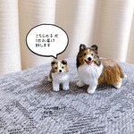 シェルティ　子犬　ミニチュア　犬　フィギュア　置物　オブジェ
