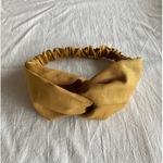 クロスターバン　マスタード色リネン