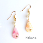 水彩しずくのイヤリング/ピアス