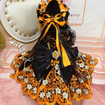 🎃残り1着　オレンジ×ゴールドのハロウィンドレス🎃