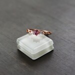 マラヤガーネット　ミュミュールCZリング　SILVER925　PG