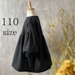 110size 小さな魔女さんのやわらかハーフリネンワンピース