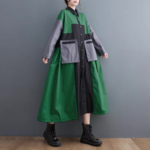 秋  春  受注製作  可愛いお洒落    ゆったり着こなす ワンピース 