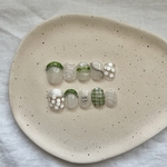 green,sheer white