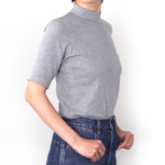 【ami369様 専用】形にこだわった 大人のハイネック4分袖Tシャツ【サイズ・色展開有り】 
