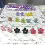 選べる！カラフルお花ピアス