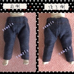 ねんどろいどどーる　服　あい色　デニム風パンツ　1枚　no.54