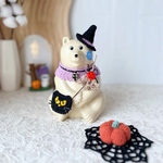 再販しろくま貯金箱 ハロウィン🎃猫🐈‍⬛セット 紫