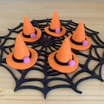 魔女の帽子パッチンピン🧙‍♀️オレンジ🧡
