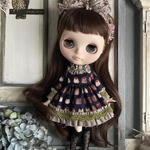 2302 ブライスさんの猫×カヌレワンピース   Blythe ブライス アウトフィット 洋服