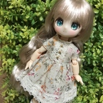 オビツ11服  花柄ワンピース　
