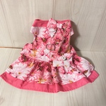 リボンワンピース♡ピンク花柄