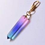 Cosmic rayキーホルダー［K-017］Pink neon tetra
