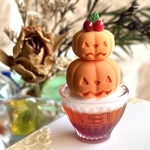 479 ＊ハロウィンスイーツ　カボチャのタワー＊　ミニチュアスイーツ　シルバニア　リカちゃん　ドールハウス　フェイクフード　