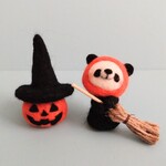 パンダさんのハロウィン飾り