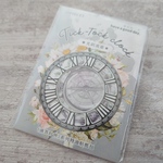 花時計  フレークシール【S1634】 コラージュ素材 white
