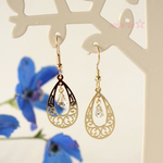 再２⚜しっとり大人な アラベスクピアス〈ゴールド〉