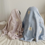 Blanket／花柄（全2色）／ ブランケット 名入れ 出産祝い