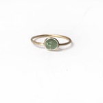 一点もの k18 Moldavite FF リング No.2/ 受注制作