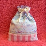 コップ袋サイズ☆かわいいメルヘン巾着(小)☆ブルー