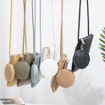 スマホケース スマホ ポーチ ポシェット シンプル 大人かわいい ミニバッグ【丸ポーチ付き スマホショルダー】
