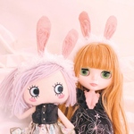 【再販】【ウサみみ🐇カチューシャ】ぬいぐるみ／ブライス／イーマリーちゃん共用　かわいいうさぎさんカチューシャ