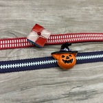 【ハロウィン企画】5133真田紐＆ハロウィン・ガラスタイル帯留め　パーティー