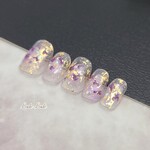振袖ネイル　kenran 菖蒲