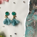 【2way】名画モチーフ　ドガ「Swaying Dancer (Dancer in Green)」イヤリング・ピアス