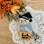 🎃ハロウィンオカメインコさんブローチ💫🧡