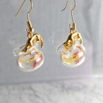 【残り４】金魚鉢を狙うネコ【イヤリング・ピアス】