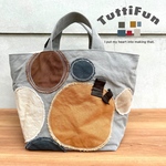 tuttifun＊茶色のmaruの帆布バッグ