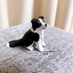 ボーダーコリー　ミニチュア　犬　フィギュア　置物　オブジェ