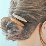 本物 桜の花びら ヘアクリップ ２本セット入園 入学