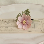 sale25%off 布花　ちょこんとコスモスブローチ　951